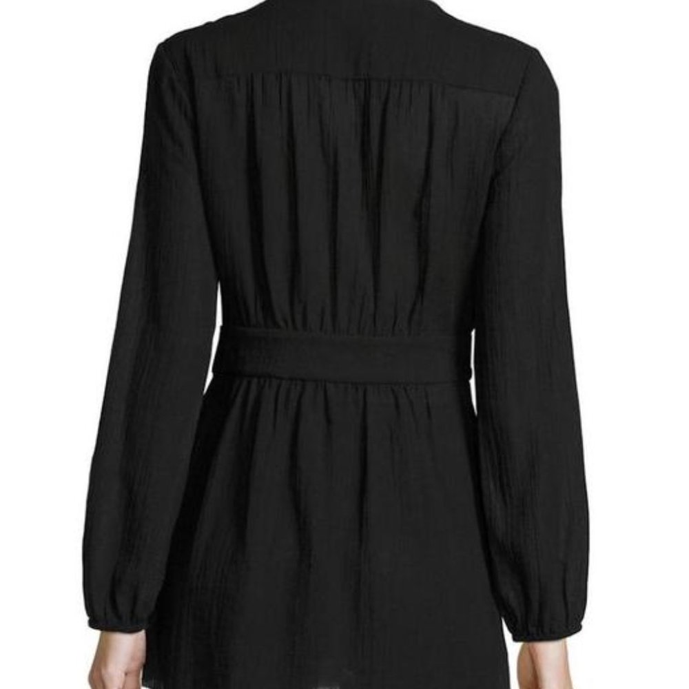 TORY BURCH  Black Embroidered Pom Tunic - Picture 9 of 9